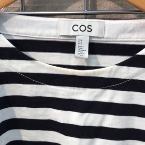 W’s M Cos long sleeve striped tee